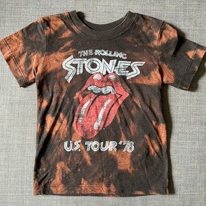 Custom tie-dye Rolling Stones toddler tshirt size 3T